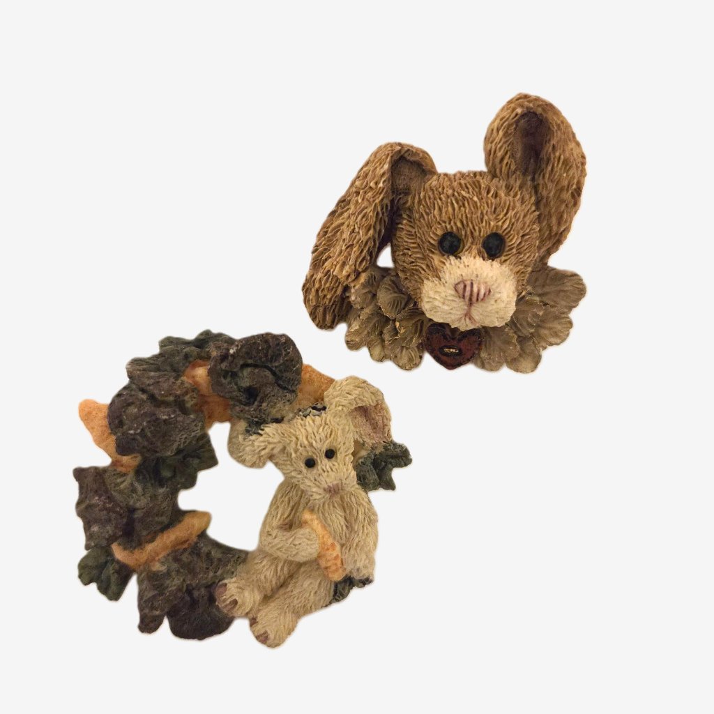 Bearwear Boyds Bears Bunny Rabbit Pins Lot Of 2 12$